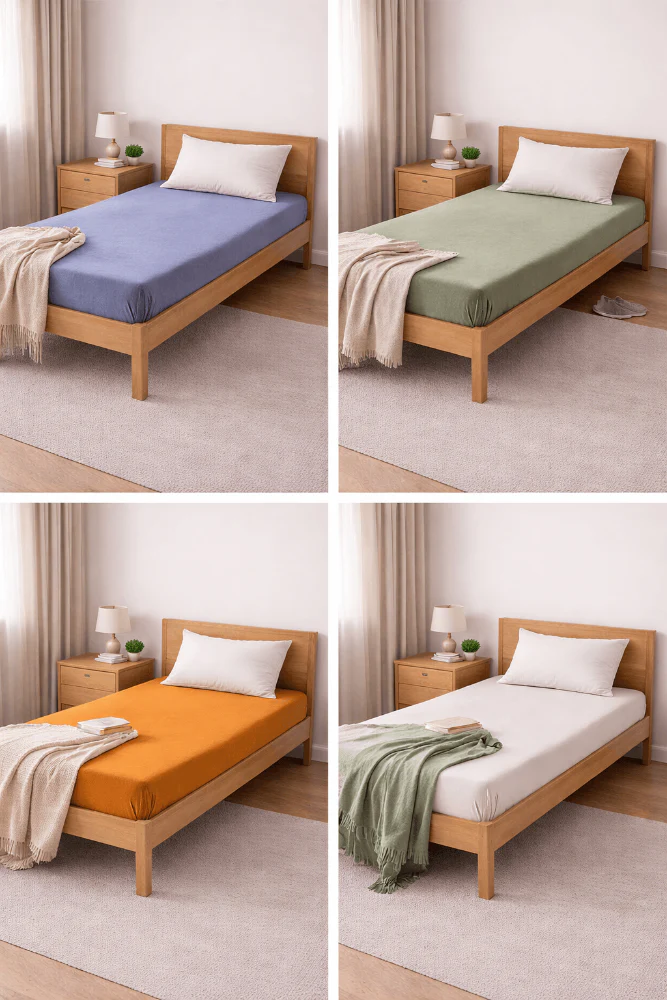 Honey & Stitch | Organic Bamboo Fitted Sheet | Single - Image 4