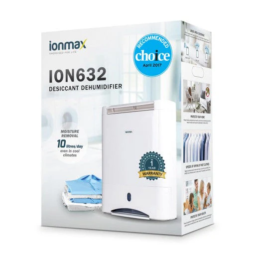 Ionmax ION632 Desiccant Dehumidifier 10L/day— Sensitive Choice Approved | AU - Image 7