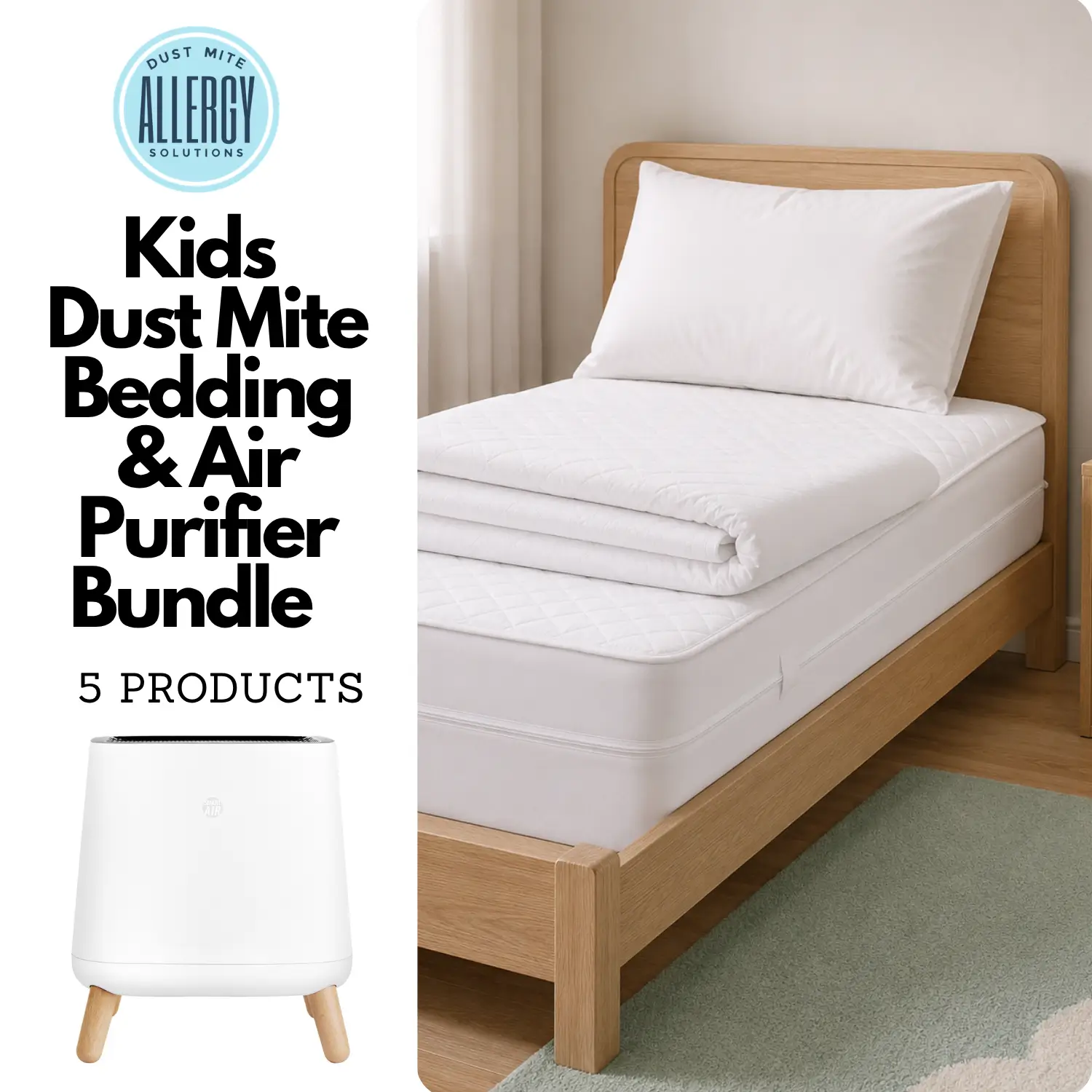 Kids Dust Mite Bedding & Air Purifier Bundle — Single Bed | AU - Image 16
