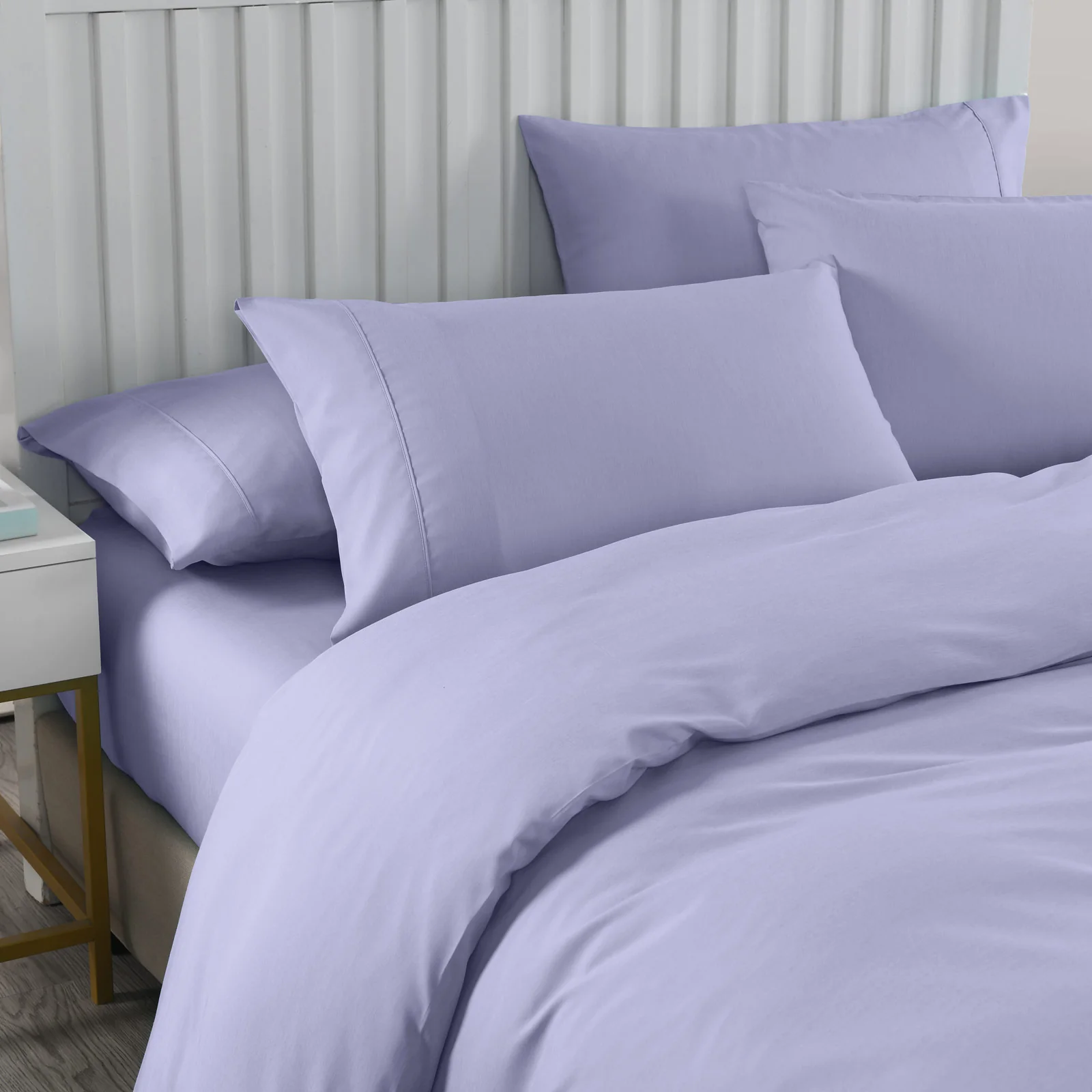 Royal Comfort | Bamboo Quilt Cover Set | 2000TC | King | Lilac Grey - Image 2