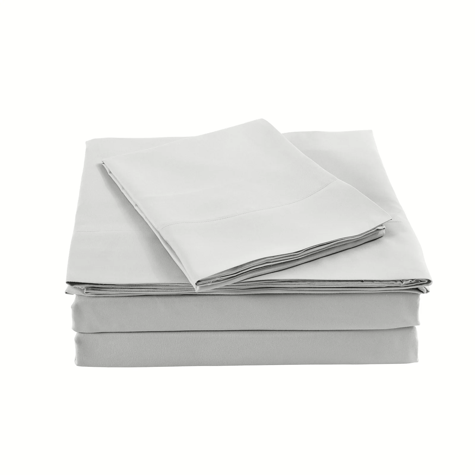 Royal Comfort | Bamboo Blend Sheet Set | 1000TC | King | Light Grey - Image 2