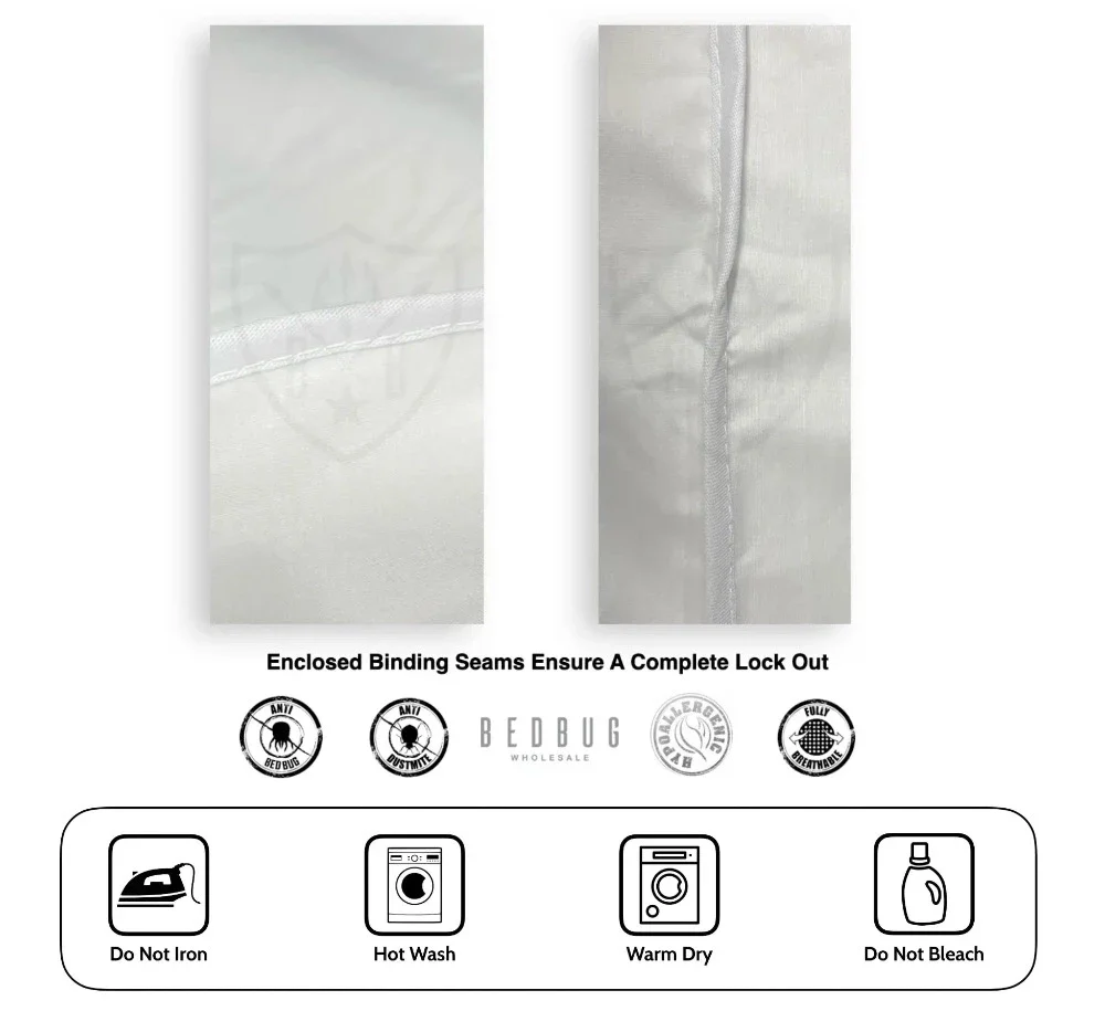 Waterproof Dust Mite Pillow Protector & Encasement | King | AU - Image 5