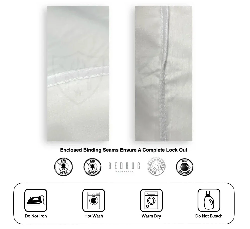 Waterproof Dust Mite Pillow Protector & Encasement | Standard/Queen | AU - Image 5